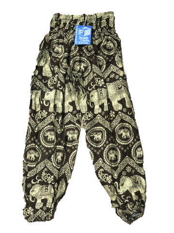 Forest Green High Waisted Elephant Pants