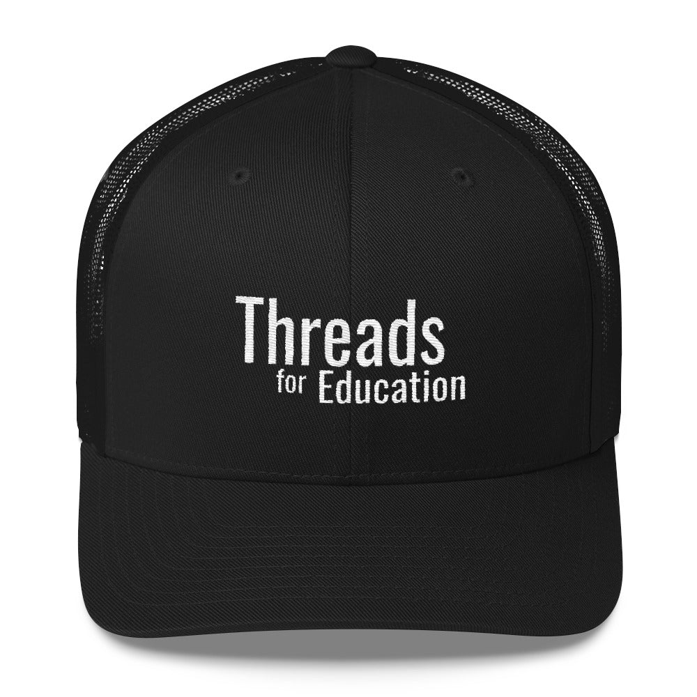 Gravity Threads OG Adjustable Trucker Hat - Black/White