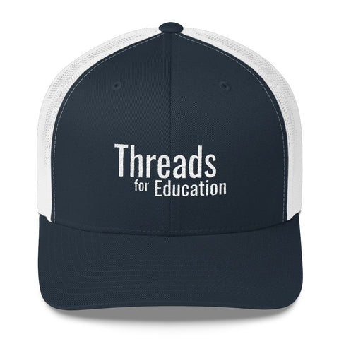 Threads Trucker Cap - Navy/White